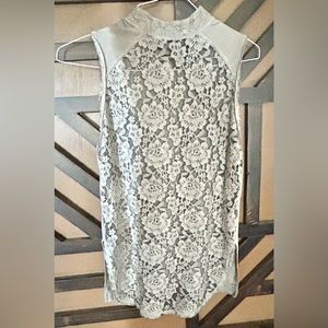 Diesel lace tank top shirt